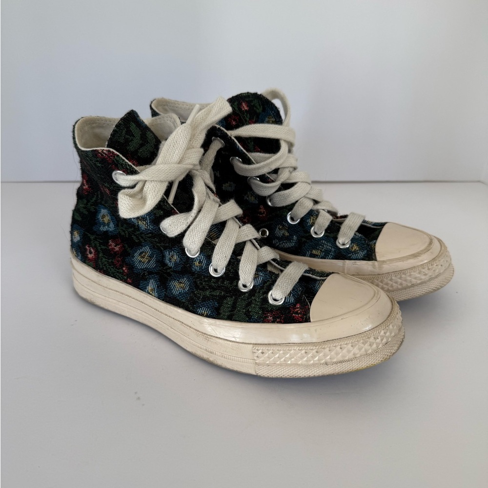 Size 6.5 - Converse Chuck 70 High Floral Tapestry